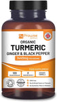 Prowise Turmeric Curcumin 1440mg with Black Pepper & Ginger 120 Vegan Capsule