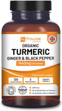 Prowise Turmeric Curcumin 1440mg with Black Pepper & Ginger 120 Vegan Capsule
