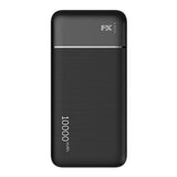 FX 10,000 mAh Powerbank with Type-C 3A Output Black