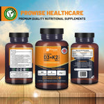 Prowise Vitamin D3 4000IU & K2 MK7 100μg Vegetarian 180 Tablets